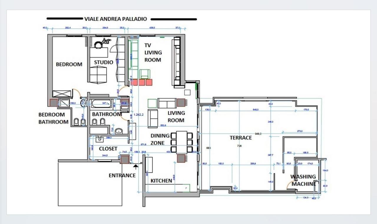Palladio 20 Loft&terrace Appartamento